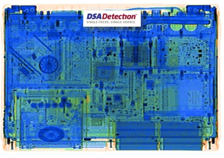 Laptop under AT X-Ray