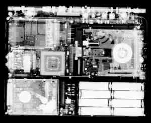 X-rayed Laptop