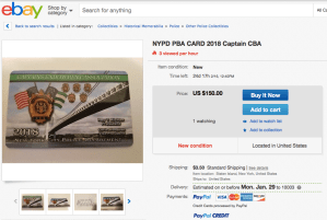 NYPD Get Out of Jail Free Card