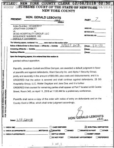 Default Judgment against Ward Security Inc.