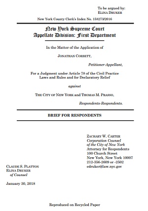 Opposition to Corbett Gun License Appeal