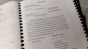 Motion for Leave to Appeal to N.Y. Court of Appeals