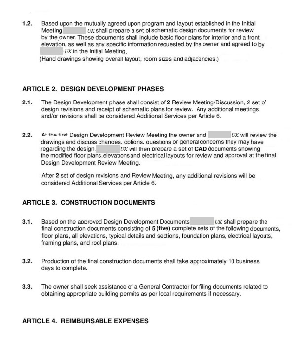 Fake Architecture Contract